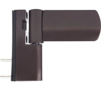 Петля DORF PS27 для ПВХ дверей (аналог Roto PS27) 150 кг, 105 мм, коричневая 8019 DORF_PS27_ALL_150_8019(515al )