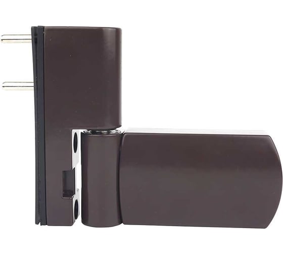 Петля DORF PS27 для ПВХ дверей (аналог Roto PS27) 150 кг, 105 мм, коричневая 8019 DORF_PS27_ALL_150_8019(515al )