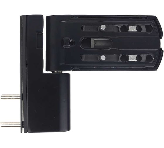 Петля DORF PS27 для ПВХ дверей (аналог Roto PS27) 150 кг, 105 мм, черная 9005 DORF_PS27_AL_150_9005(515al)