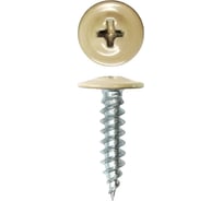 Саморез с прессшайбой Rizzel ПШ 4,2х32 RAL 1014 500 шт 00000308946