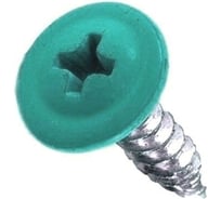 Саморез с прессшайбой Rizzel ПШ 4,2х32 RAL 6026 500 шт 00000308953