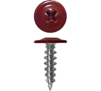 Саморез с прессшайбой Rizzel ПШ 4,2х32 RAL 3005 500 шт 00000308949