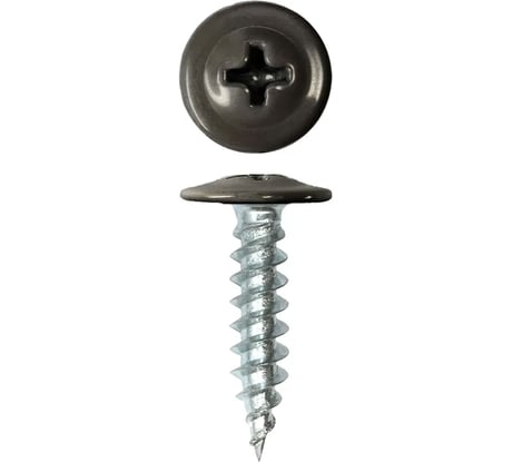 Саморез с прессшайбой Rizzel ПШ 4,2х51 RAL 7024 250 шт 00000325343