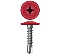 Саморез с прессшайбой Rizzel ПШС 4,2х13 RAL 3003 1000 шт 00000310038