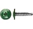 Саморез с прессшайбой Rizzel ПШС 4,2х16 RAL 6020 1000 шт 00000320244 1