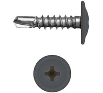 Саморез с прессшайбой Rizzel ПШС 4,2х16 RAL 9004 1000 шт 00000319303