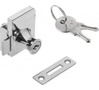 Замок для стекла GTV 409, цвет хром 12 шт ZZ-SZ-409-01-S