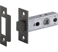 Дверная защелка НОРА-М С-45П пластик. яз. графит 17213