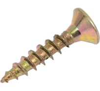 Шурупы ВИРТУОЗ 4х20 потайная головка, желтый цинк 500 шт 280-04604