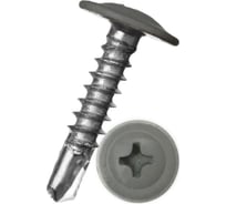 Саморез с прессшайбой Rizzel ПШС 4,2х19 RAL 7005 1000 шт. 00000320391