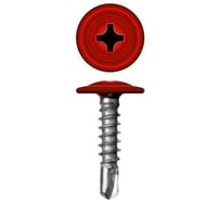 Саморез с прессшайбой Rizzel ПШС 4,2х19 RAL 3020 1000 шт. 00000313705