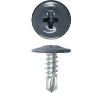 Саморез с прессшайбой Rizzel ПШС 4,2х25 RAL 7016 500 шт. 00000332097