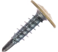 Саморез с прессшайбой Rizzel ПШС 4,2х41 RAL 1015 500 шт. 00000323871