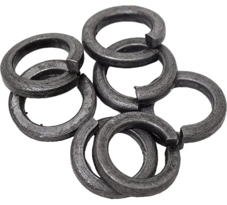 Пружинная шайба ВИРТУОЗ гроверная, фосфатированная DIN127B М6 30 шт 26378
