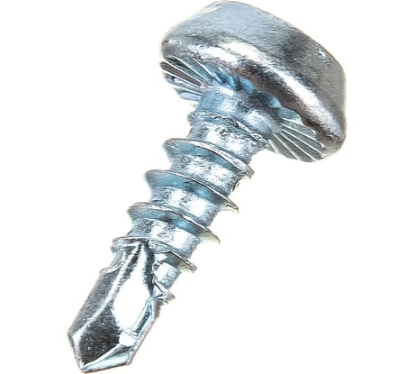 Саморезы ВИРТУОЗ 3,8х 11 полуцилиндрическая головка, сверло, цинк 100 шт 02648