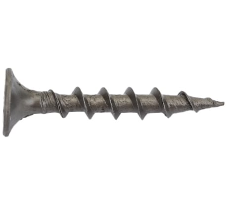 Саморезы ВИРТУОЗ 3,5х 25 мм, крупная резьба, потайная головка, оксидированный 100 шт 02501