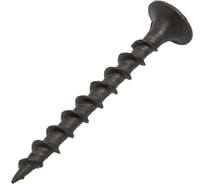 Саморезы ВИРТУОЗ 3,5х 35 мм, крупная резьба, потайная головка, оксидированный 50 шт 02525