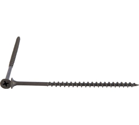 Саморезы ВИРТУОЗ 5,0х102 мм, крупная резьба, потайная головка, оксидированный 10 шт 02617