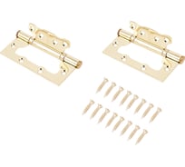 Петля Аллюр 100х75 2ВВ ВР латунь БЛИСТЕР пара Б747