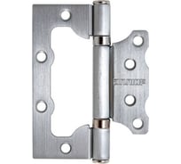 Петля Аллюр 100х75 2ВВ SCP матовый хром БЛИСТЕР пара Б738