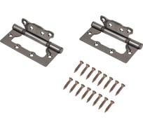 Петля Аллюр 100х75 2ВВ АВ бронза БЛИСТЕР пара Б749