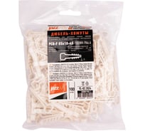 Дюбель-хомут Jazzway PCD-F 05x10-45-100WH PA6.6 белый, 100 шт. 5054929