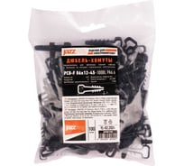 Дюбель-хомут Jazzway PCD-F 06x12-45-100BL PA6.6 черный, 100 шт. 5055001