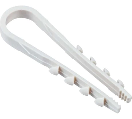 Дюбель-хомут Jazzway PCD-R 11-18-55-100WH PA6.6 белый, 100 шт. 5054806