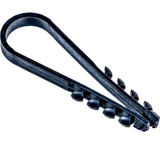 Дюбель-хомут Jazzway PCD-R 11-18-55-100BL PA6.6 черный, 100 шт. 5054868
