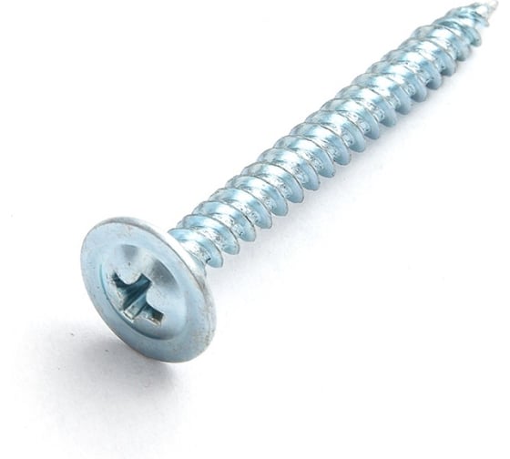 Саморезы с прессшайбой ООО "Тэмпо-Метиз" 4,2x51 острые, оцинкованные, 12 кг 520879 1