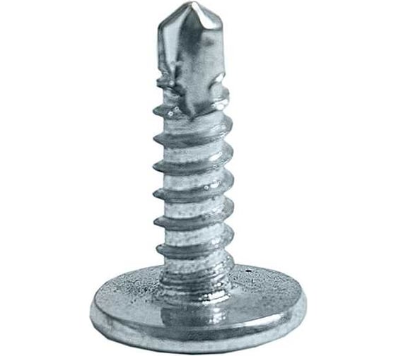 Саморезы с прессшайбой ООО "Тэмпо-Метиз" 4,2x19 сверло, оцинкованные, 15 кг 520831