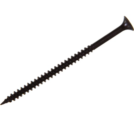 Саморезы ВИРТУОЗ 5,0х102 мм, частая резьба, потайная головка, оксидированный 75 шт 280-04116