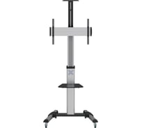 Cтойка для Т или монитора UNITEKI ST007RDLIFT PRO LINE, диагональ 37-85 дюймов, с функцией подъема через механический лифт, цвет серый 30007