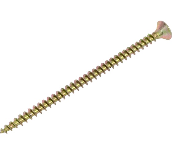 Шуруп саморез потайной для дерева 23 Болта 4x70 мм, желтый цинк, 20 шт. B04004007064G07ф20 1