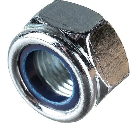 Самоконтрящаяся гайка ZAMETAL М12х1,25 пр. 8.0, DIN 985, оц. 250 шт. ZA518934