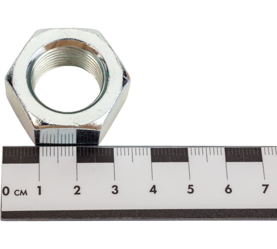Гайка ZAMETAL М20х1,5 пр. 8.0, DIN 934, оц. 100 шт. ZA516589