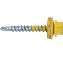 Кровельные саморезы ВИРТУОЗ 4,8х38 мм, RAL 1018, желтый, 25 шт. 2385