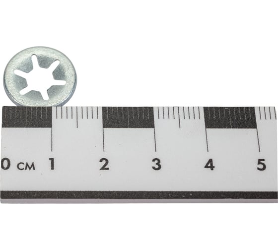 Стопорная шайба ЦКИ фиксатор, D6 STAR-LOCK, мех.ц 100 шт 61296