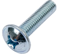 Винт STARFIX М6x12 мм для мебельной фурнитуры, цинк, кл.пр. 5.8, DIN 967 (4000 шт в коробе) SM-68873-4000