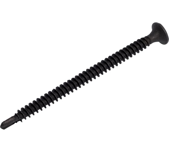 Саморез STARFIX 4.2x60 мм для монтажа ГКЛ к металлу, фосфат, со сверлом (250 шт в карт. уп.) SMC3-52003-250 1