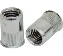 Заклепка резьбовая STARFIX М3 уменьшенный бортик, белый цинк (50 шт в зип-локе) SMZ1-06855-50