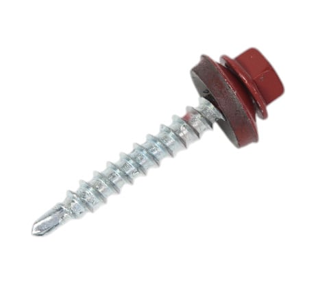 Кровельные саморезы ВИРТУОЗ 4,8х38 мм, RAL 3011, красно-коричневый, 25 шт. 26446