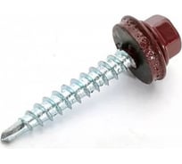 Кровельные саморезы ВИРТУОЗ 4,8х50 мм, RAL 3011, красно-коричневый, 130 шт. 600-23667