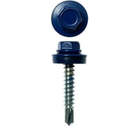 Кровельные саморезы ВИРТУОЗ 5,5х25 мм, RAL 5002, ультрамарин, 25 шт. 27924