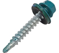 Кровельные саморезы ВИРТУОЗ 4,8х38 мм, RAL 5021, морская волна, 150 шт. 600-86914 17915857