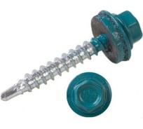 Кровельные саморезы ВИРТУОЗ 4,8х29 мм, RAL 5021, морская волна, 25 шт. 42330