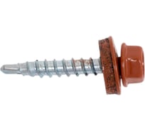 Кровельные саморезы ВИРТУОЗ 4,8х29 мм, RAL 8004, коричневый, 25 шт. 2361