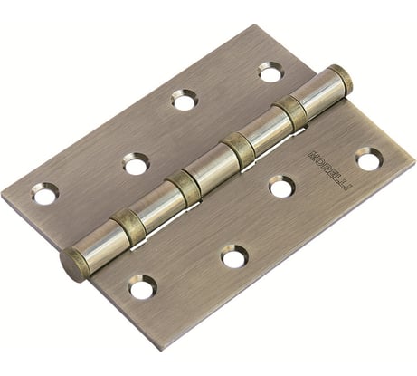 Петля стальная с подшипником универсальная MORELLI MSN 100x70x2.5-4BB AB, 1шт., цвет - античная бронза 9015114
