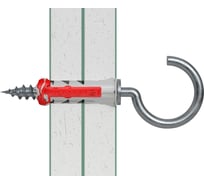 Дюбель с полукольцом fischer DUOPOWER 10x50 RH G K NV 535483