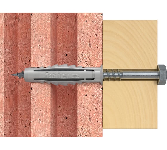 Дюбель с шурупом fischer SX 12x60 S K 90896